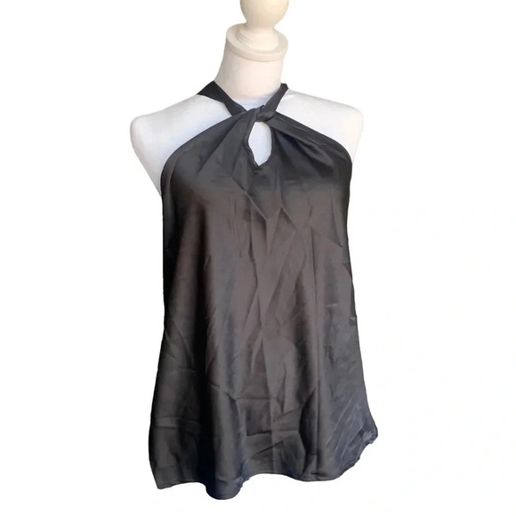 AND Now This women's size medium, black sleeveless blouse pit to pit 21" - Picture 1 of 5